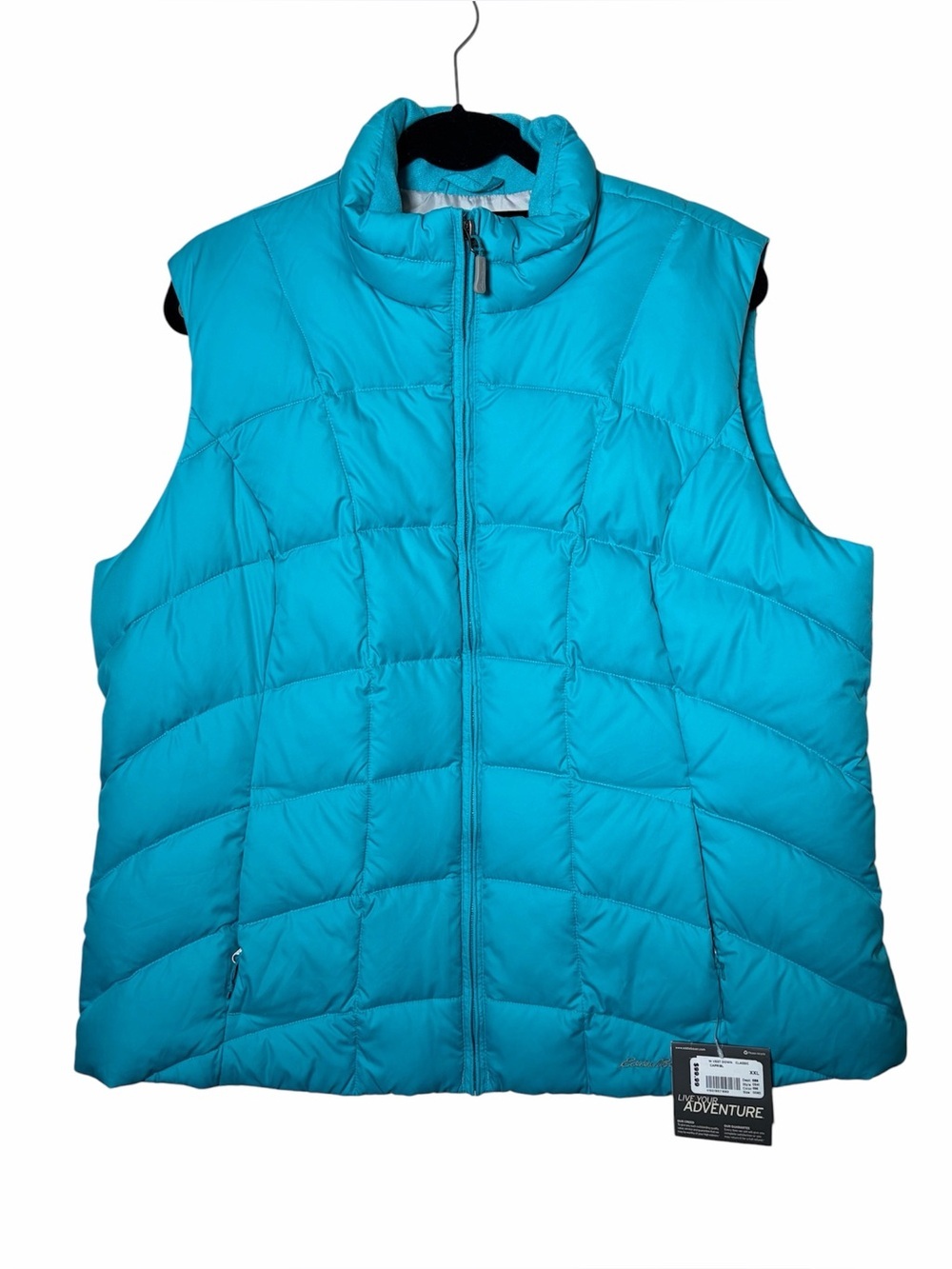 Eddie Bauer Classic Down Vest Eb650 Blue Size XXL New With Tags